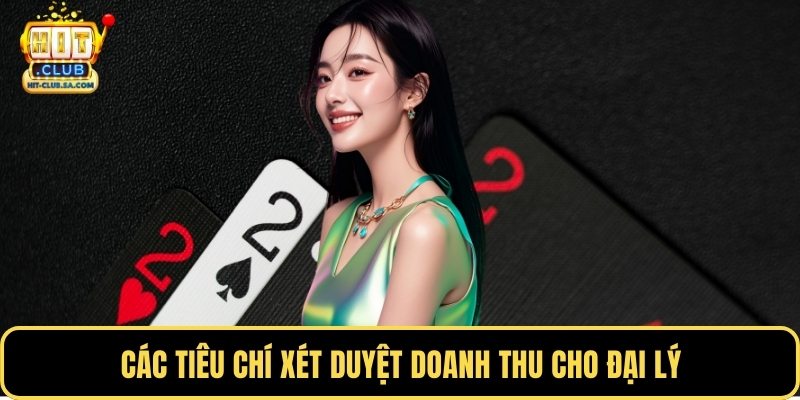 Các tiêu chí xét duyệt doanh thu cho đại lý
