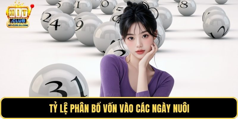 Tỷ lệ phân bổ vốn vào các ngày nuôi